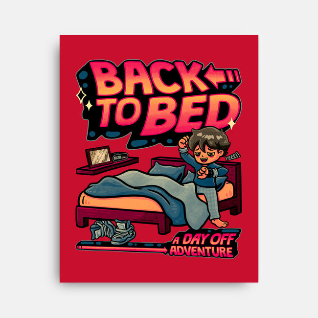 Back To Bed-None-Stretched-Canvas-teesgeex