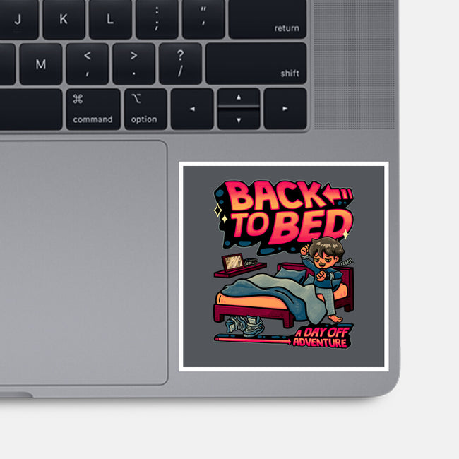 Back To Bed-None-Glossy-Sticker-teesgeex