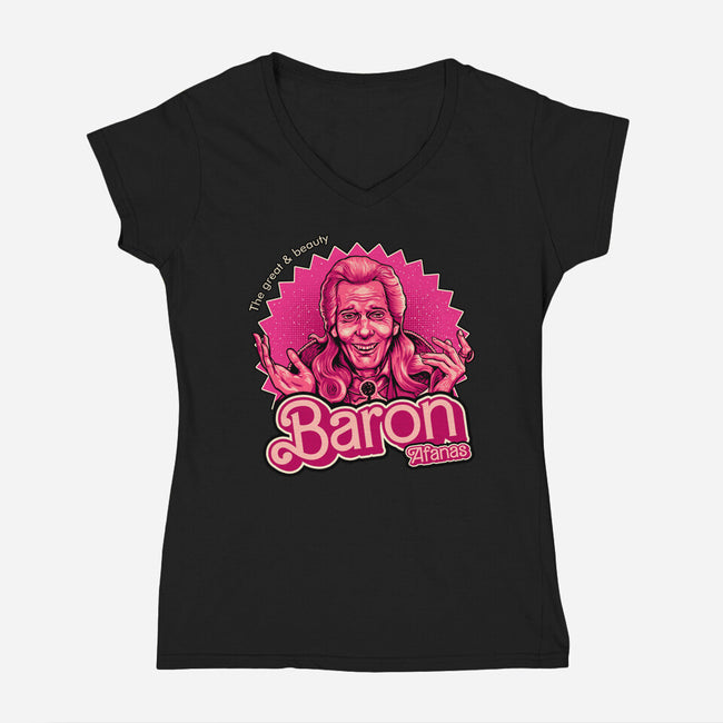 The Great And Beauty-Womens-V-Neck-Tee-daobiwan