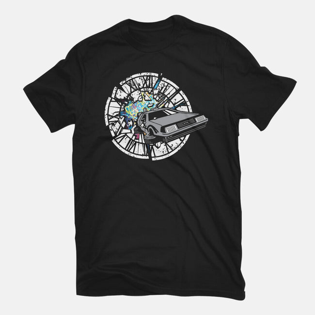 Delorean Dreams-Womens-Basic-Tee-dalethesk8er