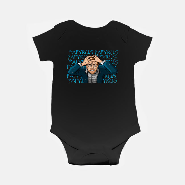 Papyrus-Baby-Basic-Onesie-Raffiti