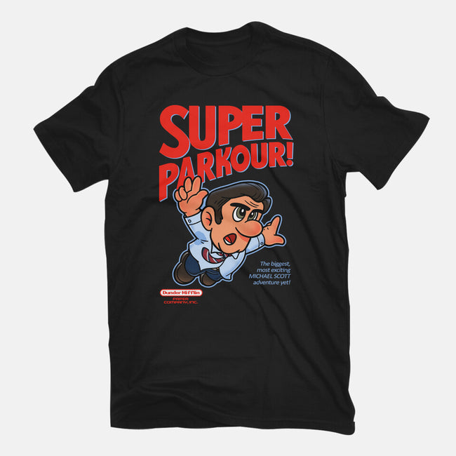Super Parkour-Womens-Fitted-Tee-Getsousa!