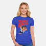 Super Parkour-Womens-Fitted-Tee-Getsousa!