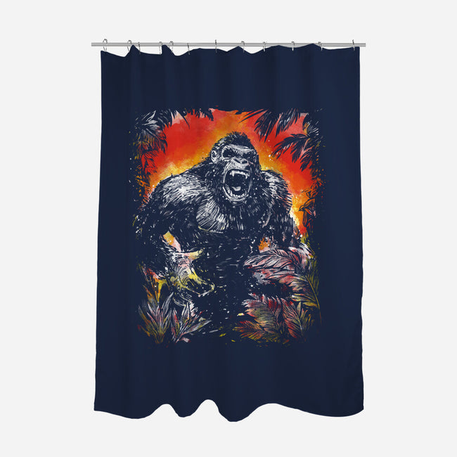 The King Of Skull Island-None-Polyester-Shower Curtain-kharmazero