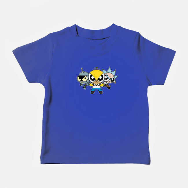 The Powerpuff Drinkers-Baby-Basic-Tee-Barbadifuoco