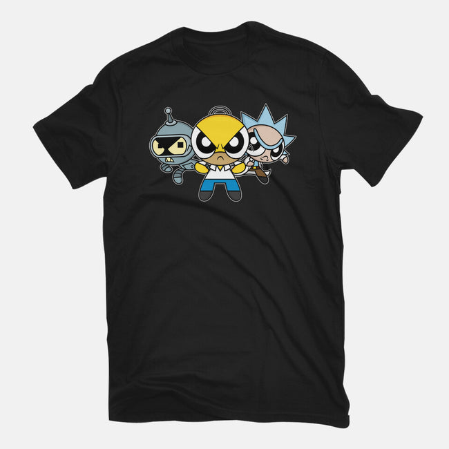 The Powerpuff Drinkers-Unisex-Basic-Tee-Barbadifuoco