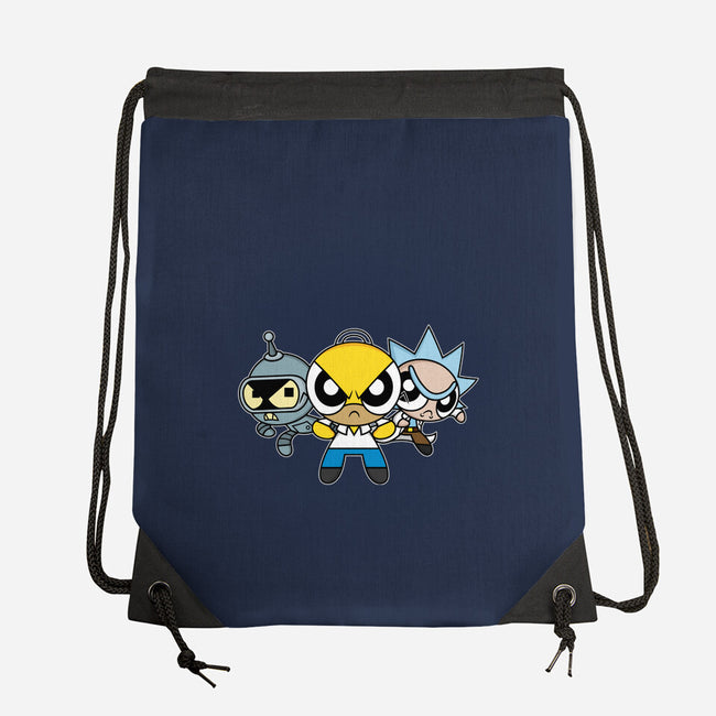 The Powerpuff Drinkers-None-Drawstring-Bag-Barbadifuoco