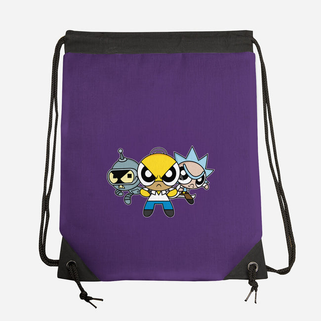 The Powerpuff Drinkers-None-Drawstring-Bag-Barbadifuoco