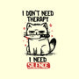 I Don't Need Therapy I Need Silence-None-Drawstring-Bag-koalastudio