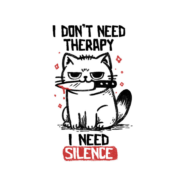 I Don't Need Therapy I Need Silence-Mens-Basic-Tee-koalastudio