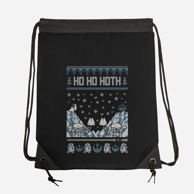 Ho Ho Hoth-None-Drawstring-Bag-Arinesart