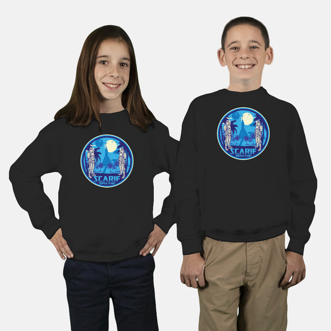 Visit The Tropical Planet-Youth-Crew Neck-Sweatshirt-CarloJ1956