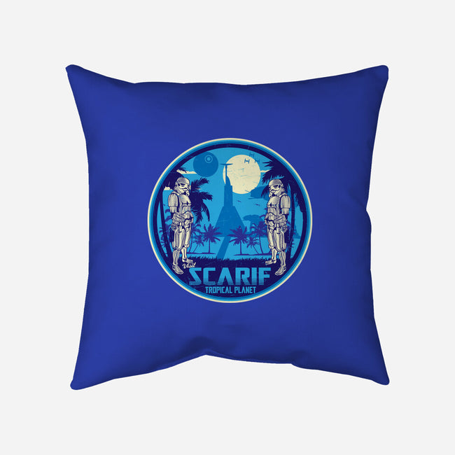 Visit The Tropical Planet-None-Removable Cover w Insert-Throw Pillow-CarloJ1956