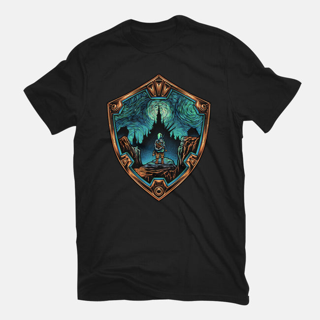 Destiny In The Horizon-Womens-Fitted-Tee-glitchygorilla