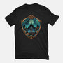 Destiny In The Horizon-Womens-Fitted-Tee-glitchygorilla