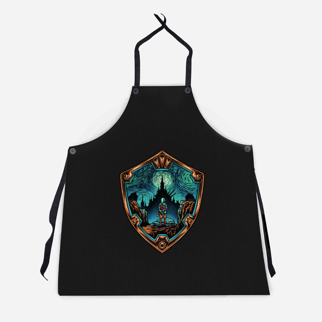 Destiny In The Horizon-Unisex-Kitchen-Apron-glitchygorilla