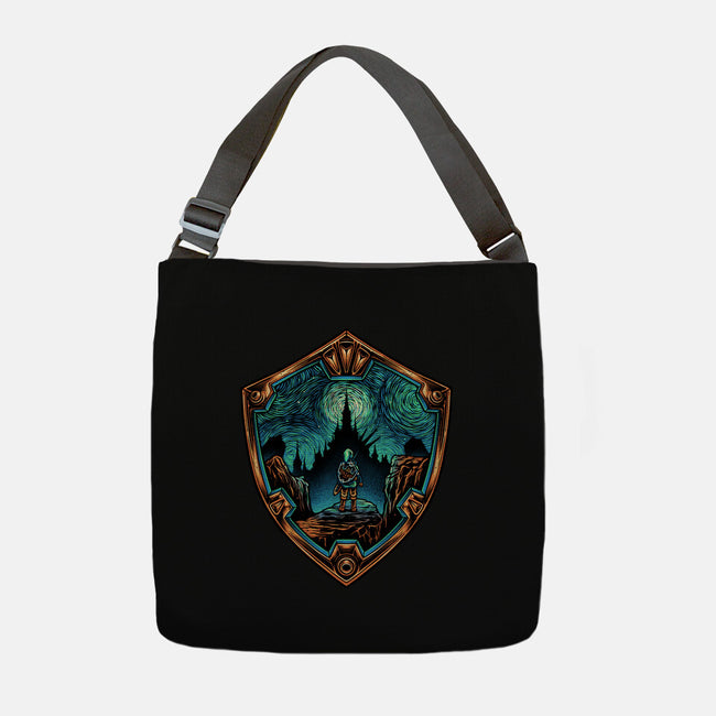 Destiny In The Horizon-None-Adjustable Tote-Bag-glitchygorilla