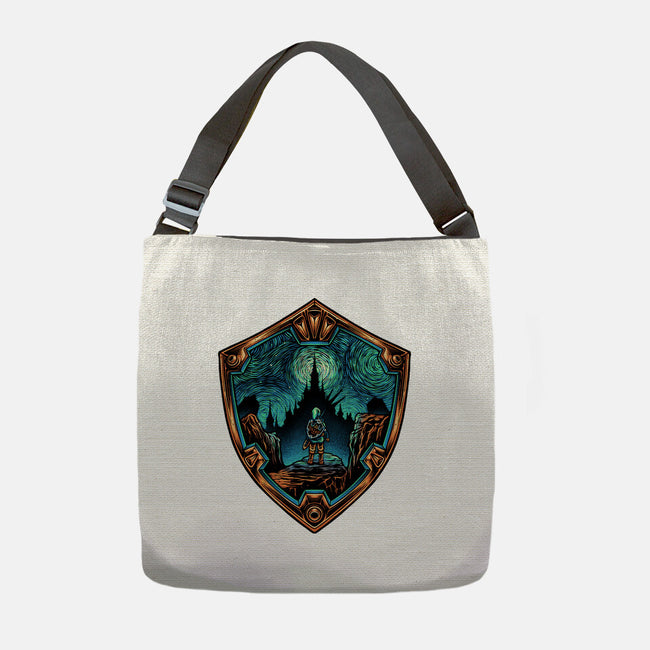 Destiny In The Horizon-None-Adjustable Tote-Bag-glitchygorilla
