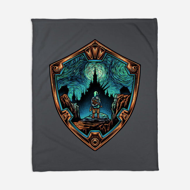 Destiny In The Horizon-None-Fleece-Blanket-glitchygorilla