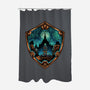 Destiny In The Horizon-None-Polyester-Shower Curtain-glitchygorilla