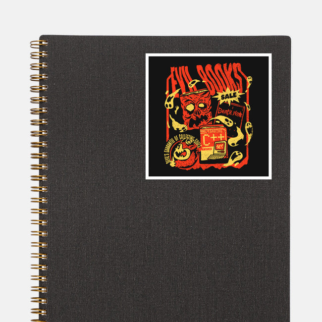 Evil Books-None-Glossy-Sticker-Sketchdemao