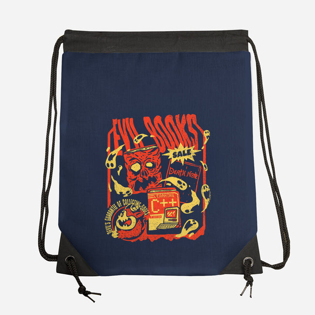 Evil Books-None-Drawstring-Bag-Sketchdemao