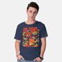 Evil Books-Mens-Basic-Tee-Sketchdemao