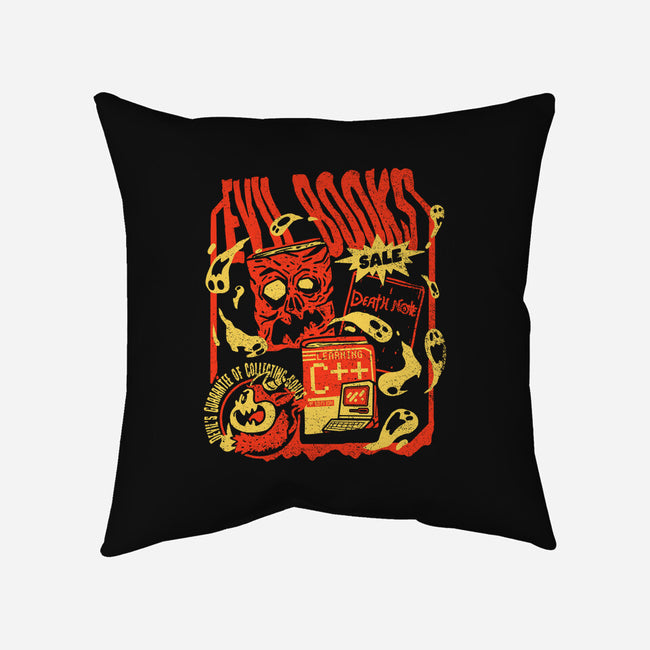 Evil Books-None-Removable Cover w Insert-Throw Pillow-Sketchdemao