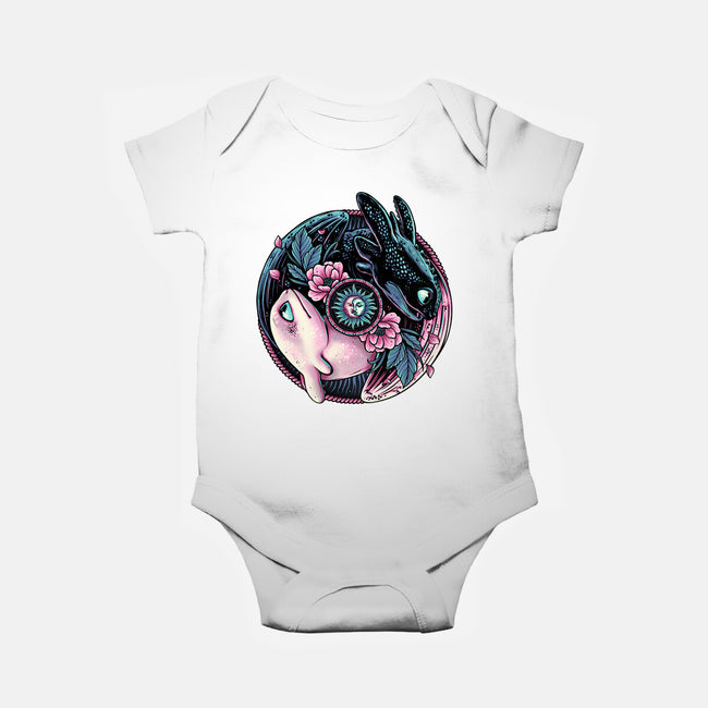 Glowing Light In The Night-Baby-Basic-Onesie-glitchygorilla