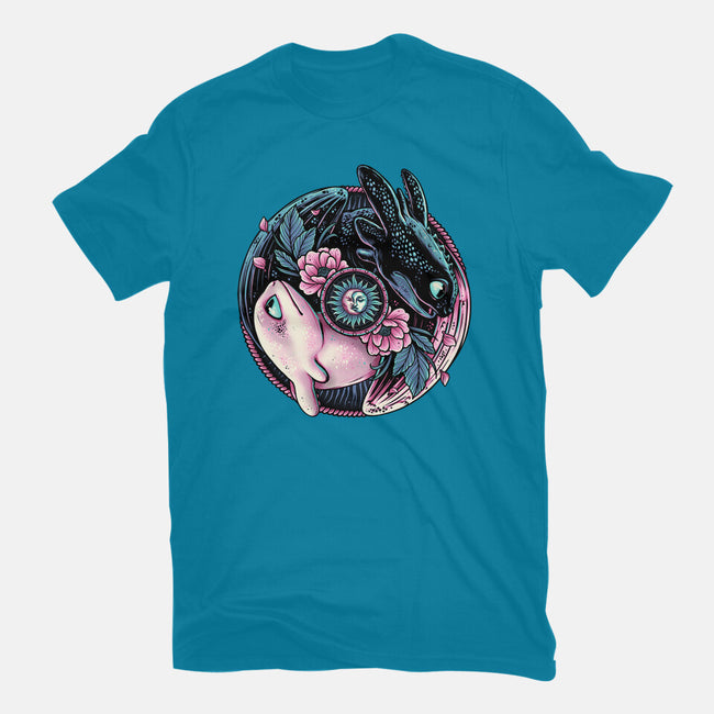 Glowing Light In The Night-Womens-Basic-Tee-glitchygorilla