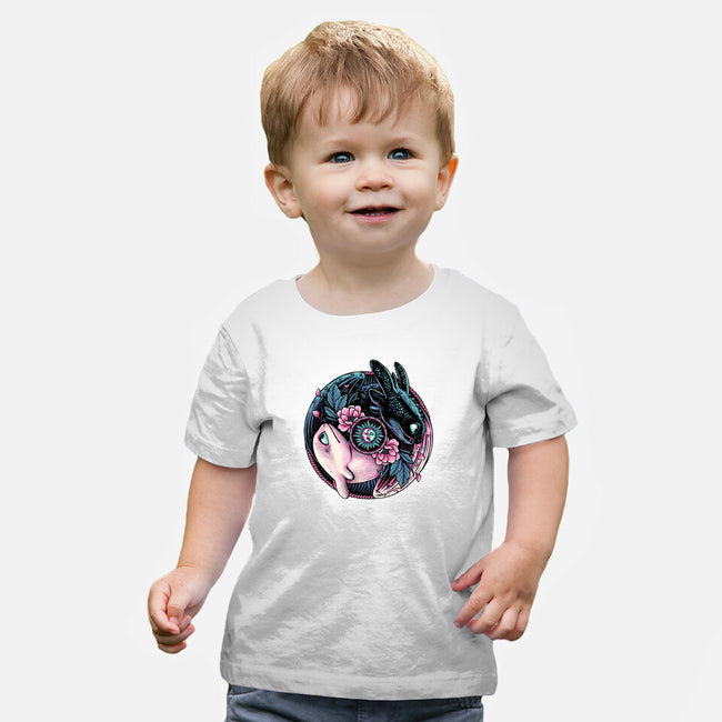 Glowing Light In The Night-Baby-Basic-Tee-glitchygorilla