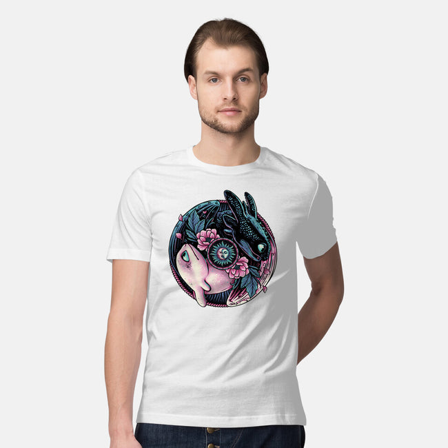 Glowing Light In The Night-Mens-Premium-Tee-glitchygorilla