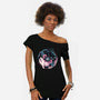 Glowing Light In The Night-Womens-Off Shoulder-Tee-glitchygorilla