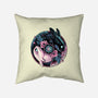 Glowing Light In The Night-None-Removable Cover w Insert-Throw Pillow-glitchygorilla