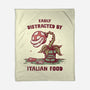 Easily Distracted By Italian Food-None-Fleece-Blanket-kg07