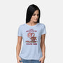 Easily Distracted By Italian Food-Womens-Basic-Tee-kg07