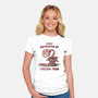 Easily Distracted By Italian Food-Womens-Fitted-Tee-kg07