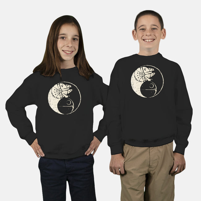 Balancing The Force-Youth-Crew Neck-Sweatshirt-kg07