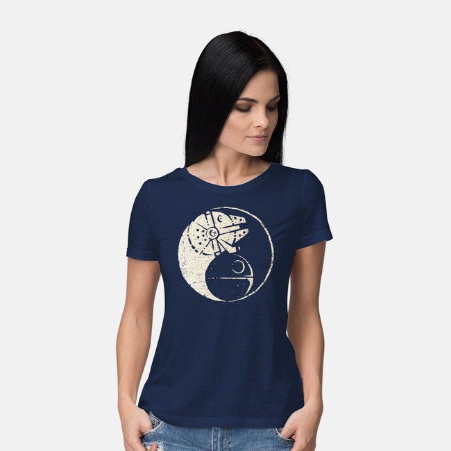 Balancing The Force-Womens-Basic-Tee-kg07