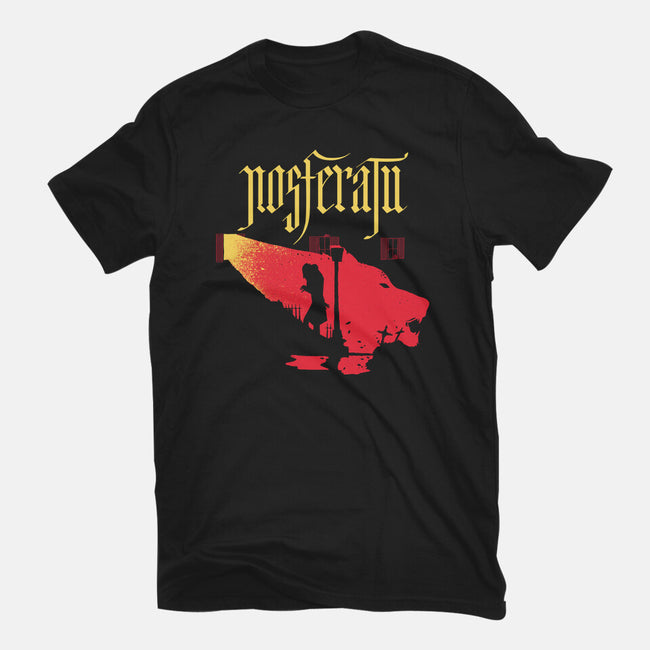 Nosferatu Exorcism-Womens-Basic-Tee-rocketman_art