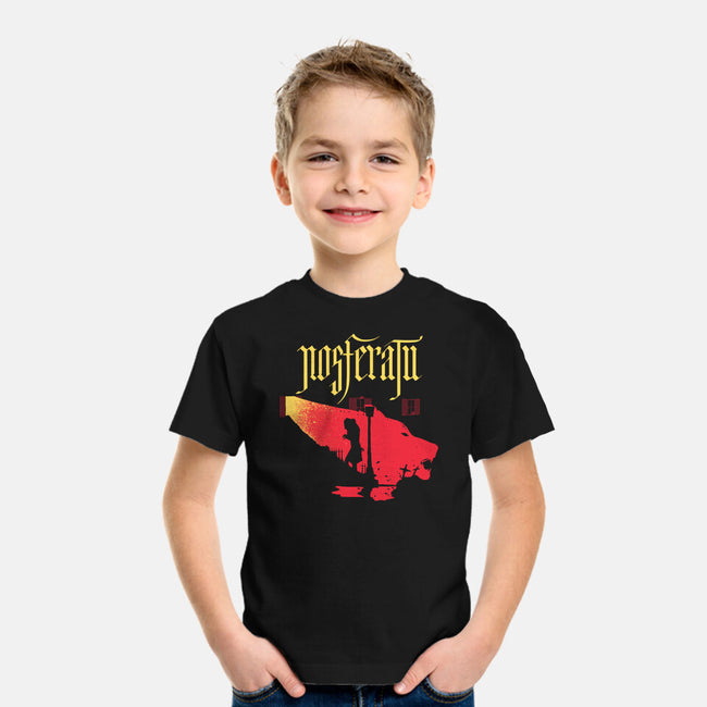 Nosferatu Exorcism-Youth-Basic-Tee-rocketman_art