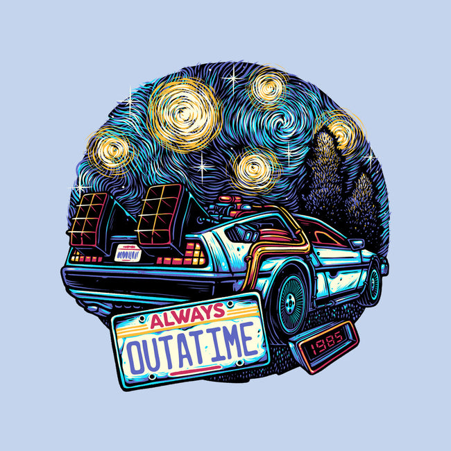 Always Outatime-None-Glossy-Sticker-glitchygorilla