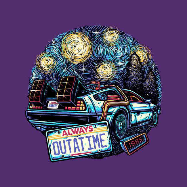 Always Outatime-None-Glossy-Sticker-glitchygorilla