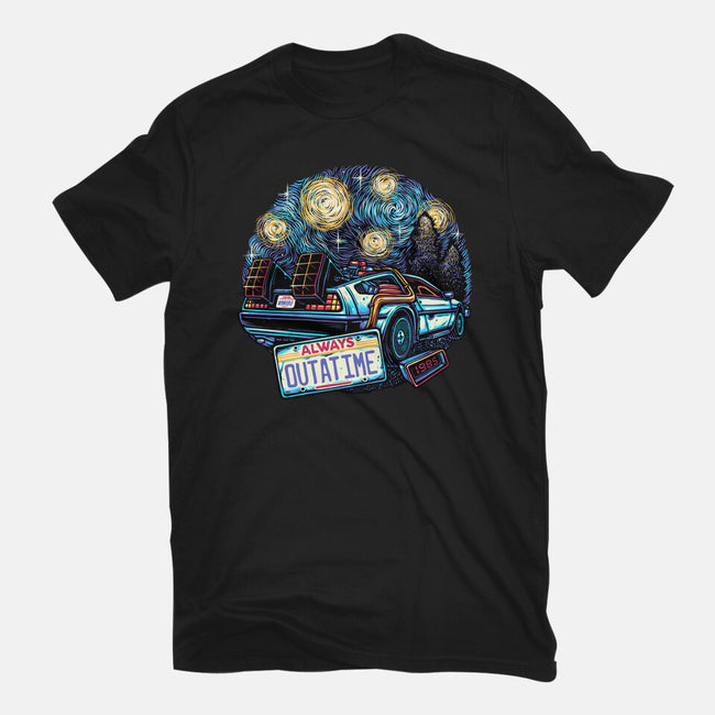 Always Outatime-Womens-Basic-Tee-glitchygorilla