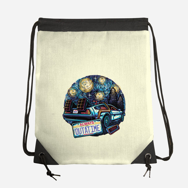Always Outatime-None-Drawstring-Bag-glitchygorilla