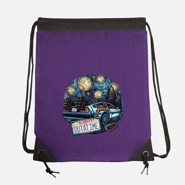 Always Outatime-None-Drawstring-Bag-glitchygorilla