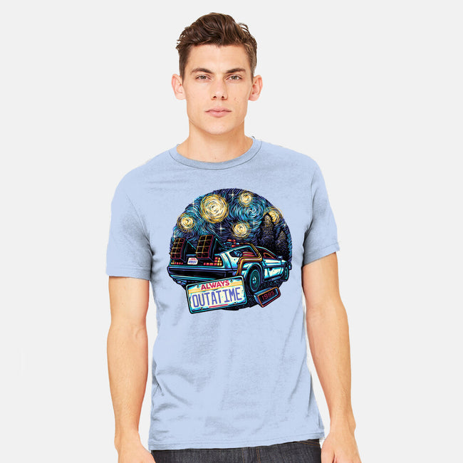 Always Outatime-Mens-Heavyweight-Tee-glitchygorilla