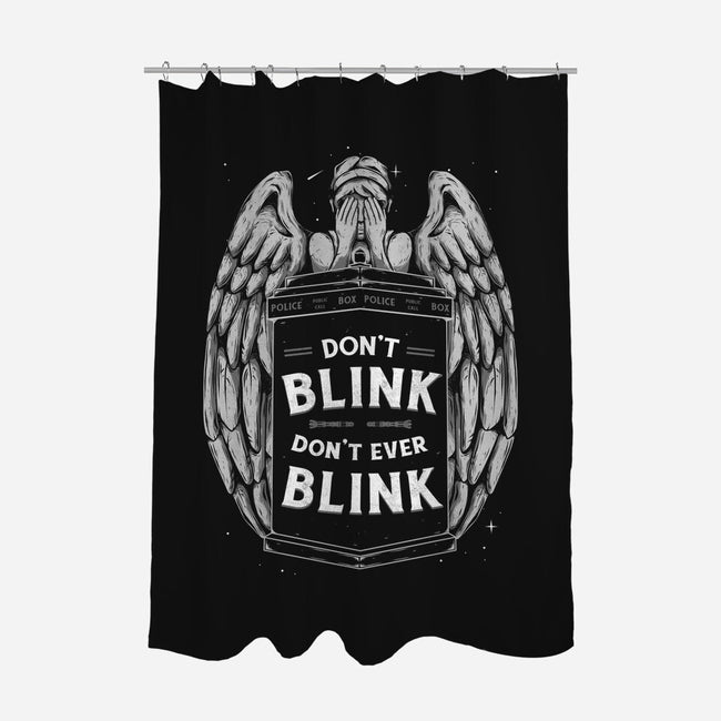 Don't Ever Blink-None-Polyester-Shower Curtain-yumie