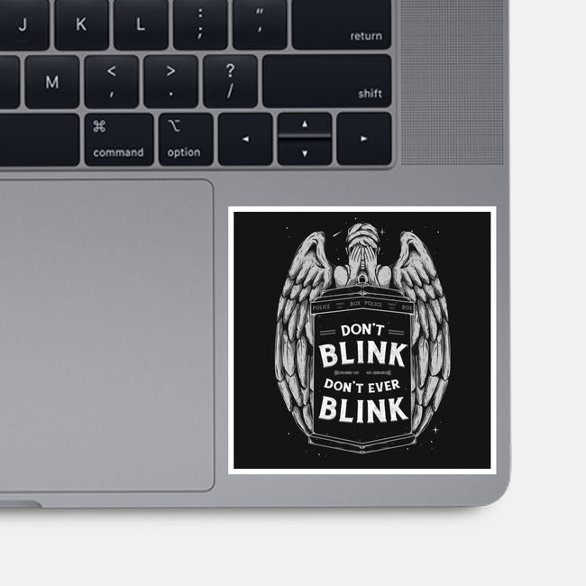 Don't Ever Blink-None-Glossy-Sticker-yumie