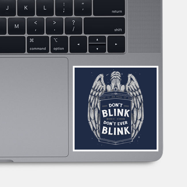 Don't Ever Blink-None-Glossy-Sticker-yumie